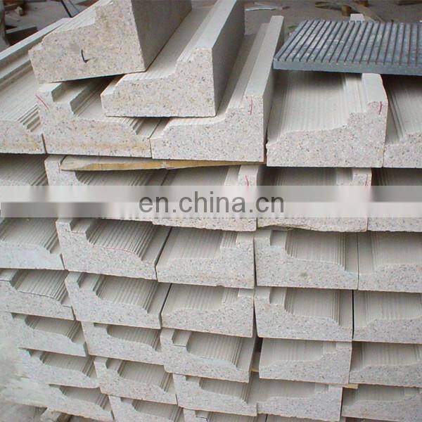 Polished granite moulding for home decoration