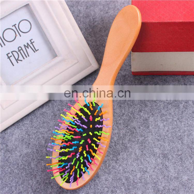 Wooden Bamboo Hair Brush Improve Hair Growth Wood hairbrush Prevent Hair Loss Anti-static Comb