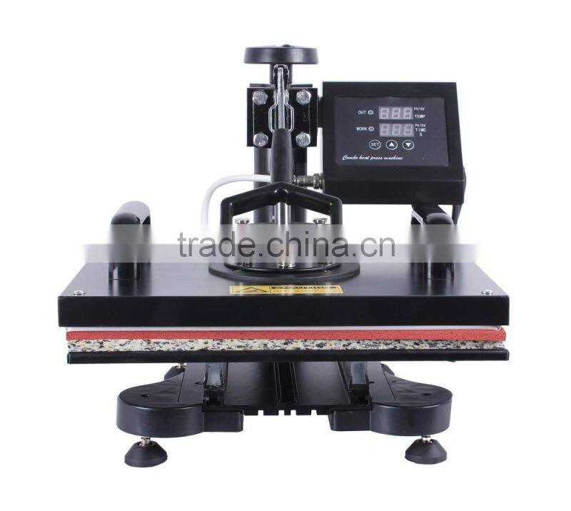 pneumatic auto flat heat press machine for t-shirt sublimation &Pneumatic t-shirt printer
