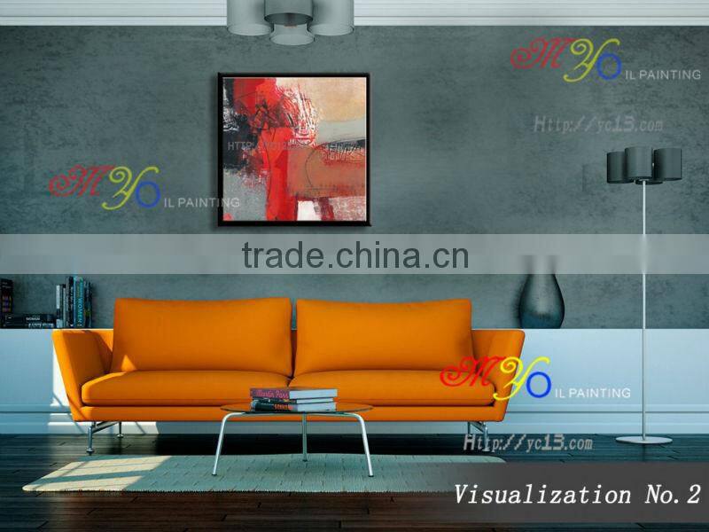 abstract oil painting for living room wall decoration