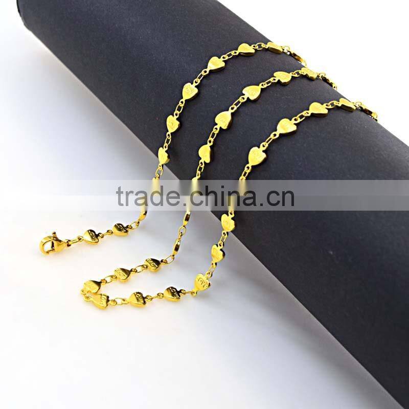 Special necklace jewelry gold hot selling necklace chain