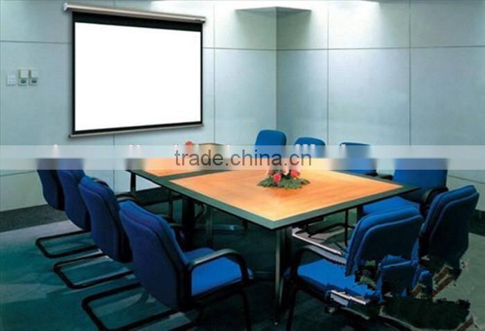 BW Remote Control Wall Mount Fixed Frame Screen/Electric Projection Screen
