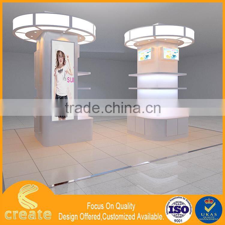 OEM/ODM making cabinet designs for children's clothes,shop furniture garment display for kids clothing