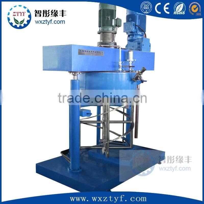Dual shaft high speed planetary mixer high viscosity disperser