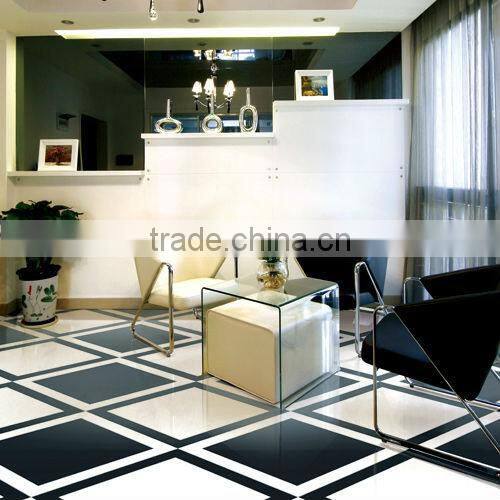 specail price-porcelain polished floor tile-super black