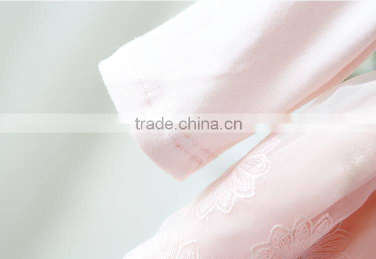 2015 Latest design autumn baby girls dress infant lace princess dresses