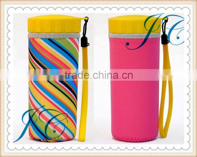 Neoprene reusable colorful coffee sleeve - hot or cold drink sleeve for promotion