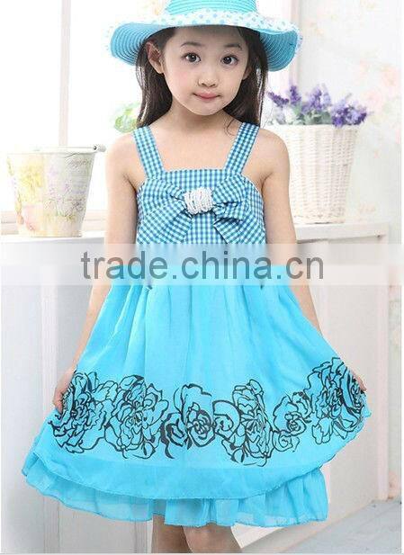 Hot On Sale Fashion Baby Girl Dress, Sleeveless Pretty Girl Dress