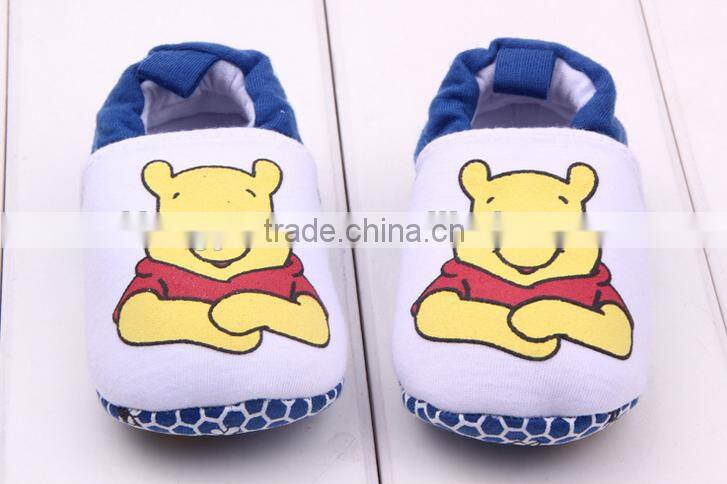 0-1 year old Cartoon head baby shoes do not fall shoes baby shoes baby Toddler shoes