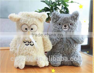 Baby Blanket Coral Fleece with Animal Toy/Baby Soft Toy Blanket 59*89cm