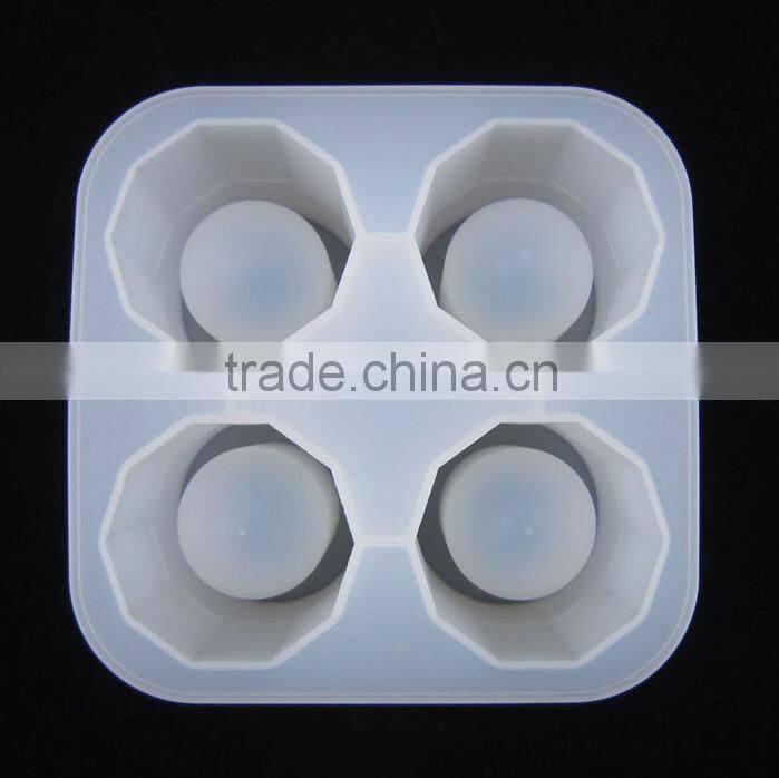 2015 Hot selling cup shaped silicone ice cube tray in hot summer