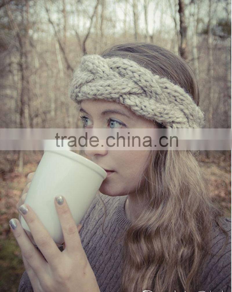 Wholesale Good Quality Fashion Trendy Lady Women's LOGO Custom Headband