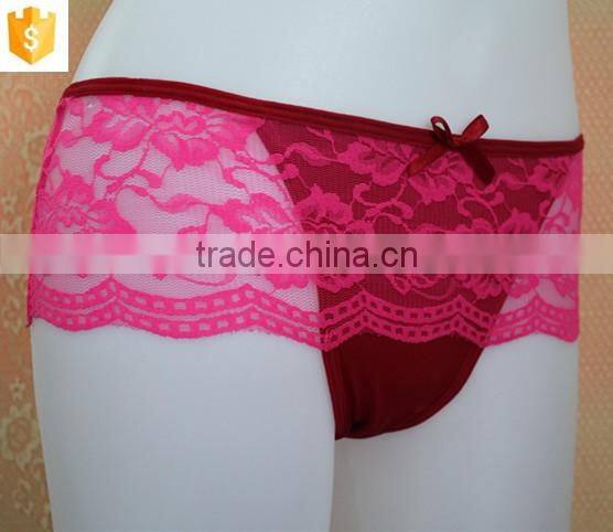 Extreme excellent quality romantic red sheer g-string