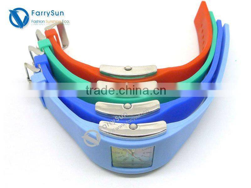 rainbow sport silicone wristband