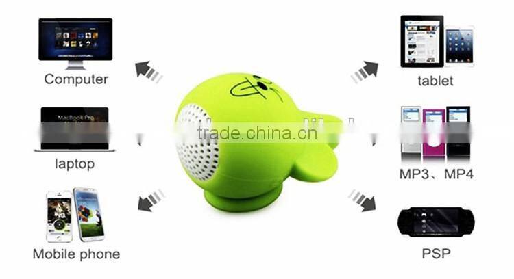 Promotional mini Mickey bluetooth speaker, lovely mickey speaker, mini mickey speaker