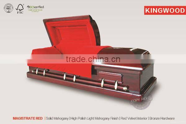 bier last supper MAGISTARTE RED Mahogany solid wood casket