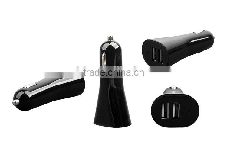 2-Port Rapid Smart Fast Charge Car Charger Auto Adapter