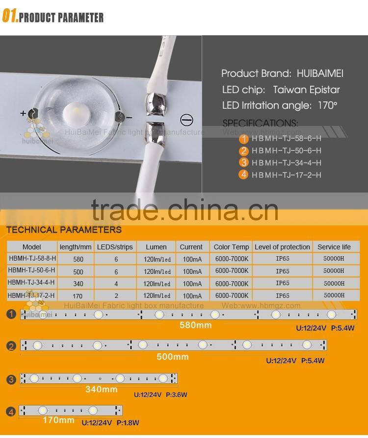 Factory Wholesales Lattice Type Backlight Led Strip Light