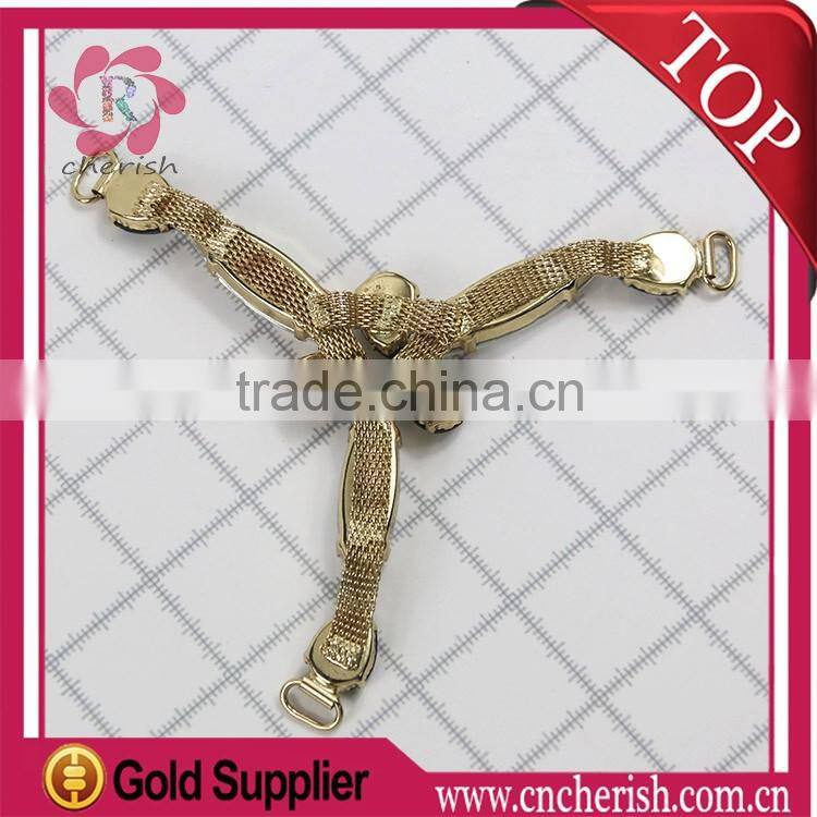 Fashion T Shape arcylic Beads Rhinestone Shoe Decorationl Sandals Ornaments for ladies