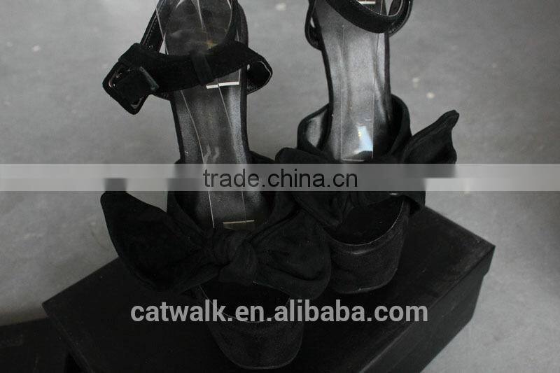 2015 black heels sexy guangzhou wholesale sandal platform shoes ladies sandals