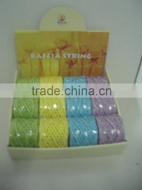twisted paper rope/paper raffia twine/handle paper rope