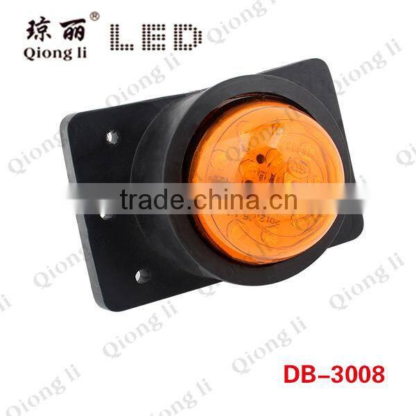 heavy duty trucks trailer rubber mounted 12 volt led front lamp