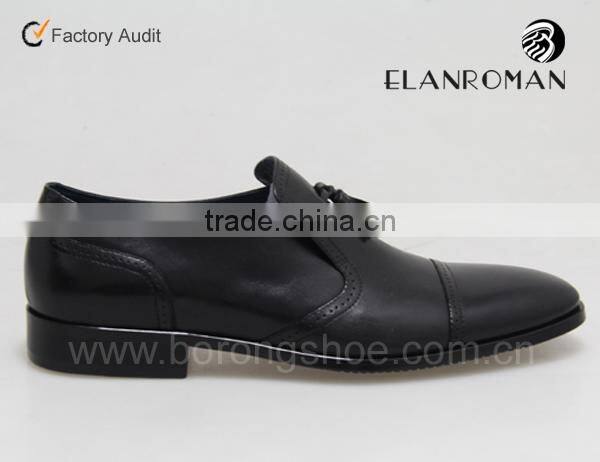 Silp on genuine leather italian shoe men with factory price tassels style