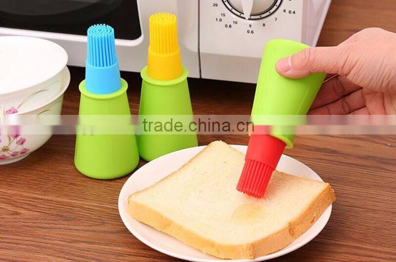 Hot Sale Food Grade Silicone Basting Brushes & oil bottle Brush,Baking and Grilling, Heat-Resistant Cooking Utensils