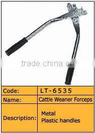 Cattle Weaner Forceps , Milk preventor Silver