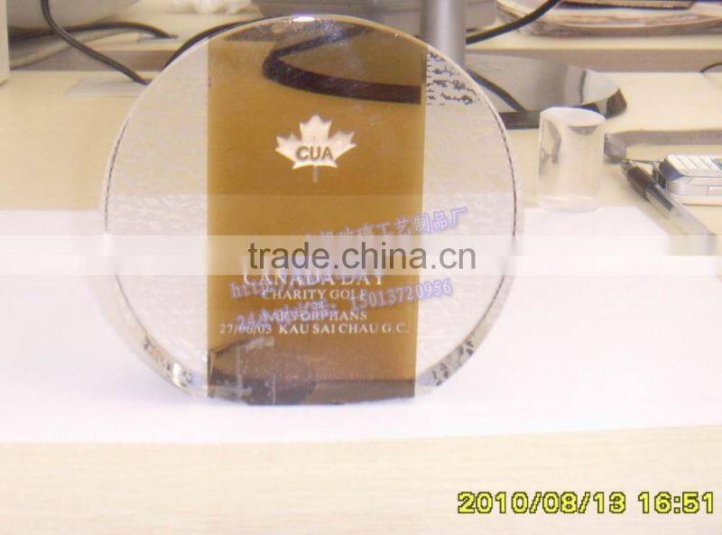 acrylic medals transparent plexiglass medals customized design