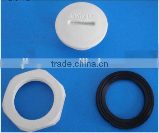 High quality nylon (plastic) threaded plugs for nylon cable glands