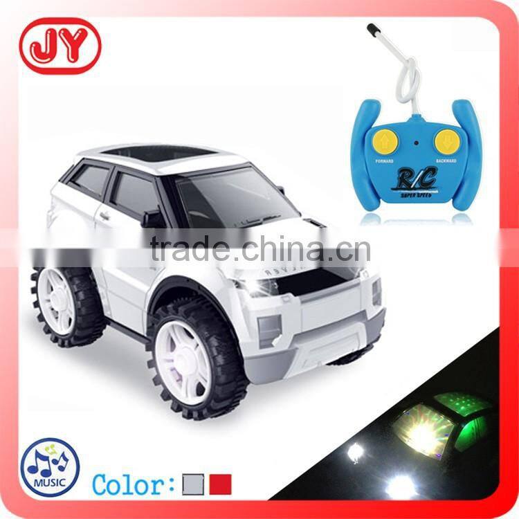 Funny 360 rotate battery operated music car toys for kids