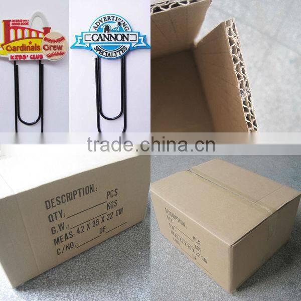 Manufacturing Personalized Shape 3D PVC Unique Paper Clips