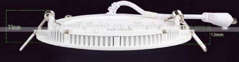 85-265V 12W 2835SMD Black color Recessed LED Panel lights