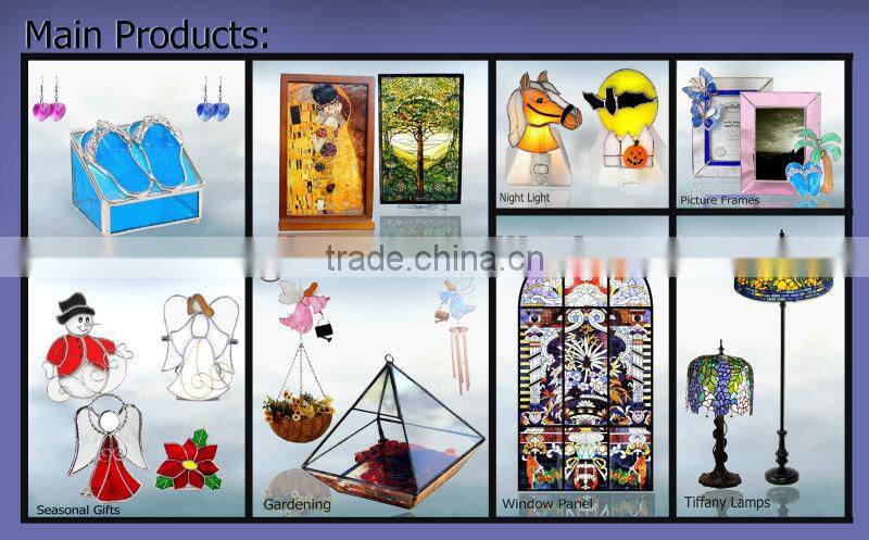 MX040019 china wholesale tiffany style stained glass voltive