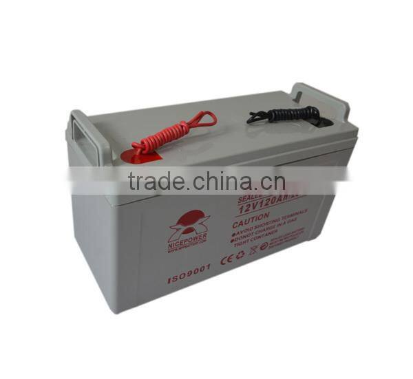 Super long life Solar storage 12v 120ah AGM battery pack for solar system