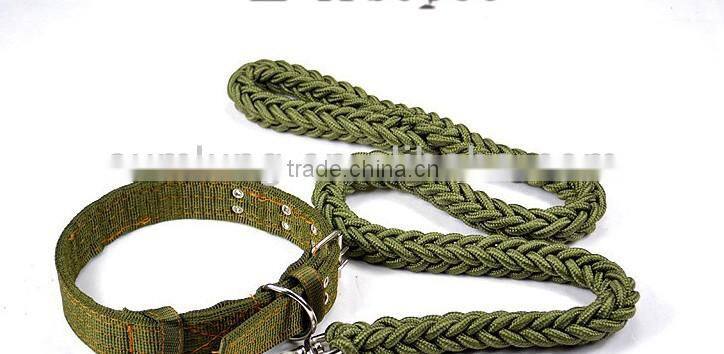 Braid Collars, Weaving Large Dog Leashes X/XL Size 1/3