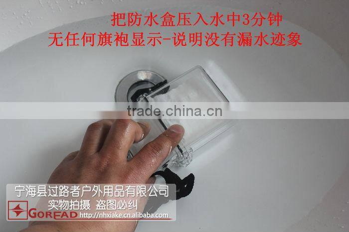 watch waterproof case for watch mobile flashlight battery Plastic box 50g