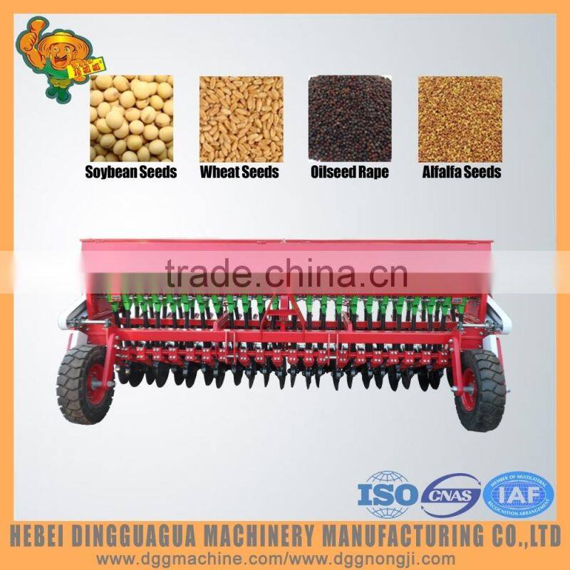 Farm double disc seeder rice seed planter for tractor