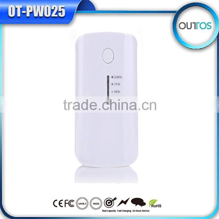 Free logo printing power bank mobile charger 5200mah