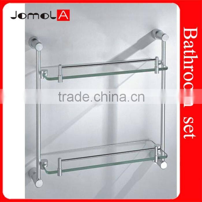 2014 GOOD QUALITY DOUBLE GLASS SHELF