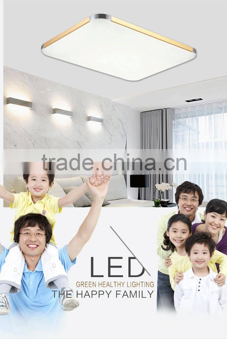 2015 top classic rectangle contemporary apple5 LED ceiling light series products 10-72W