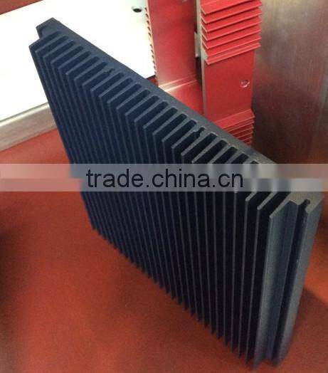 big section heat sink aluminum extruded profile for industrial