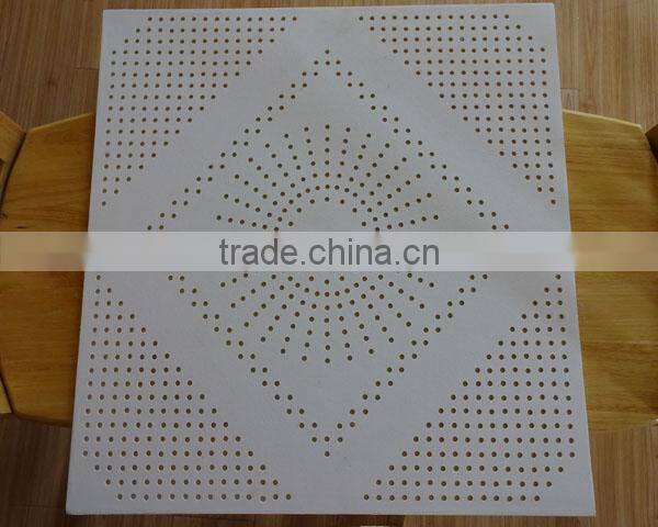 new product fiber glass wool ceiling soundproof materials for roof 595*595