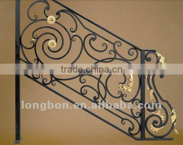 2015 newly designed wrought iron handrail