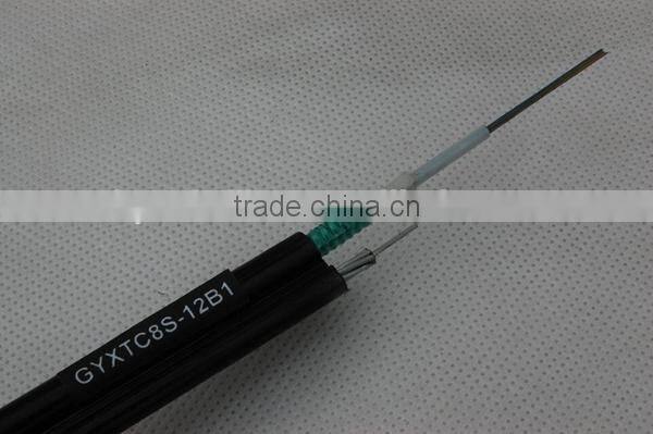 4/6/8/12/24 Outdoor Self-Supporting Figure 8 Central Loose Tube Fiber Optic Cable GYXTC8S
