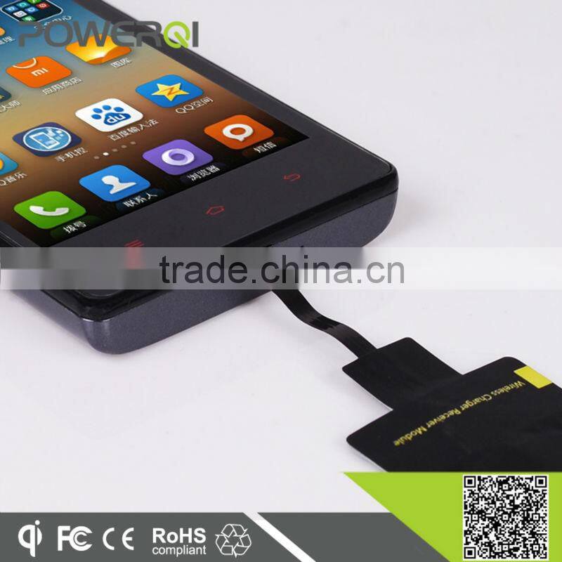 Micro usb phone receiver charger qi wireless charging card for android phone online shopping