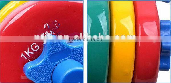 2015 Color vinyl dipped dumbbell Gym Free weights