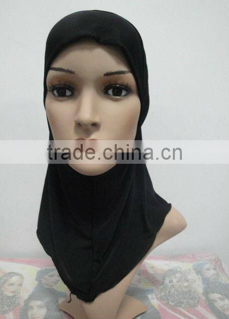 H139 plain small girl hijab