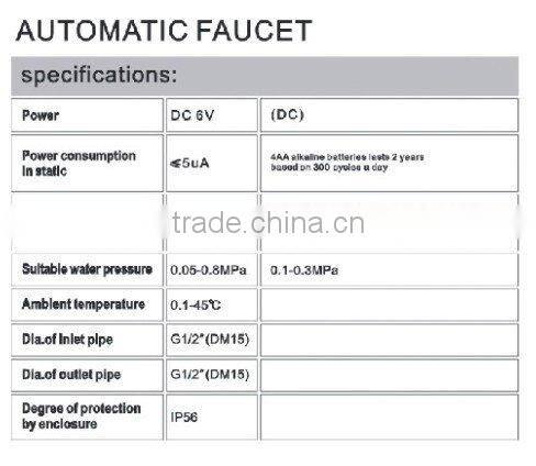 Hands free Automatic faucet,sensor water mixer tap QH0109A